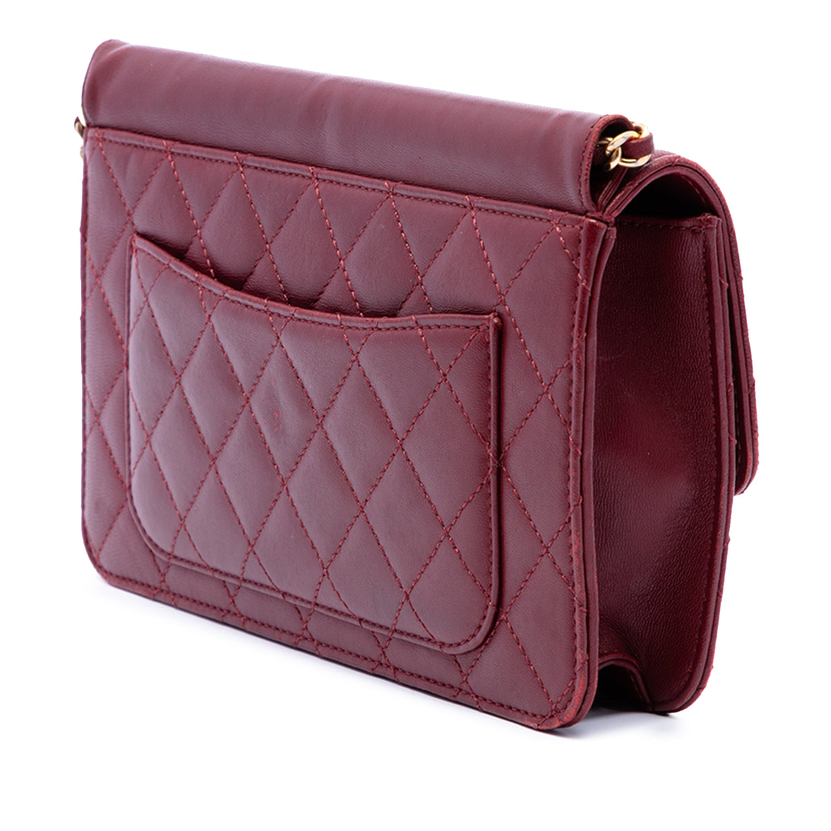 Chanel Medium Quilted Lambskin Crossing Times Flap