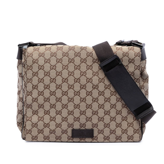 Gucci GG Canvas Messenger Bag