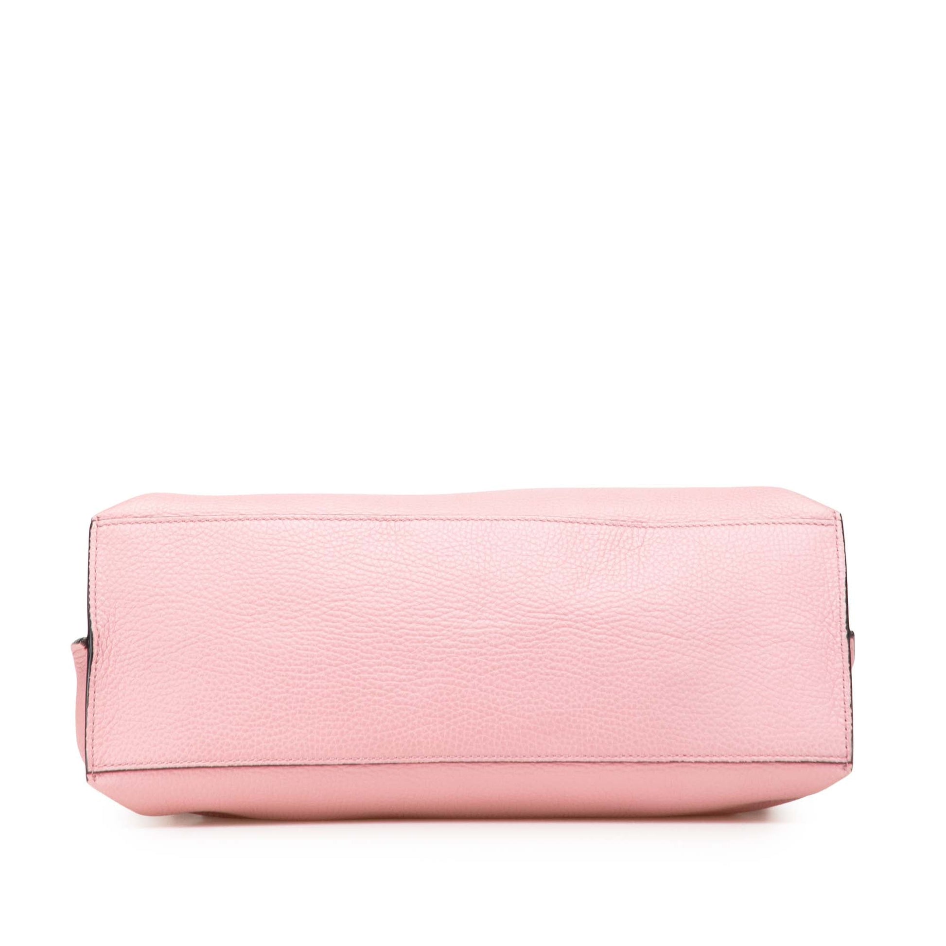 Gucci Medium Leather Bamboo Daily Satchel