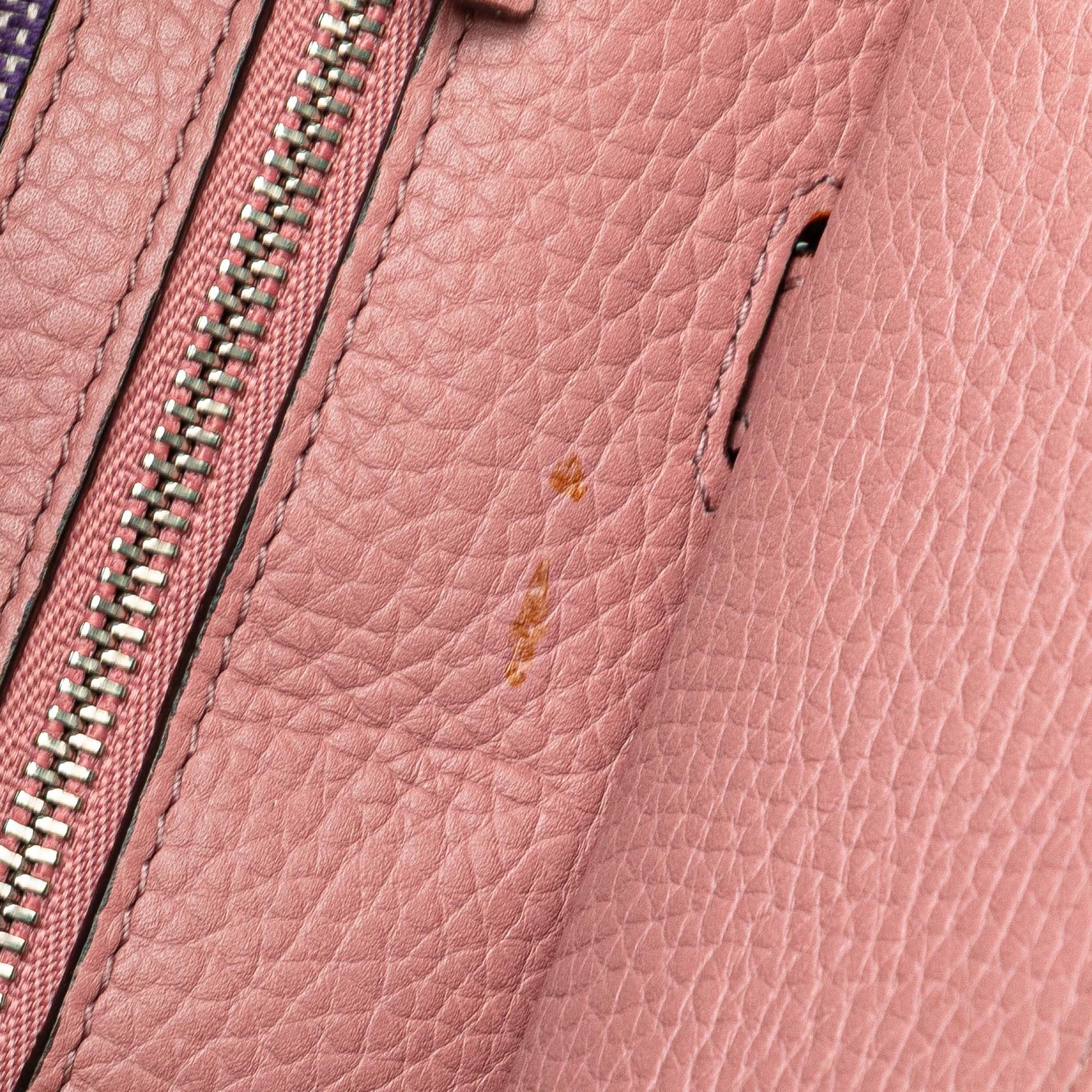Gucci Medium Leather Bamboo Daily Satchel