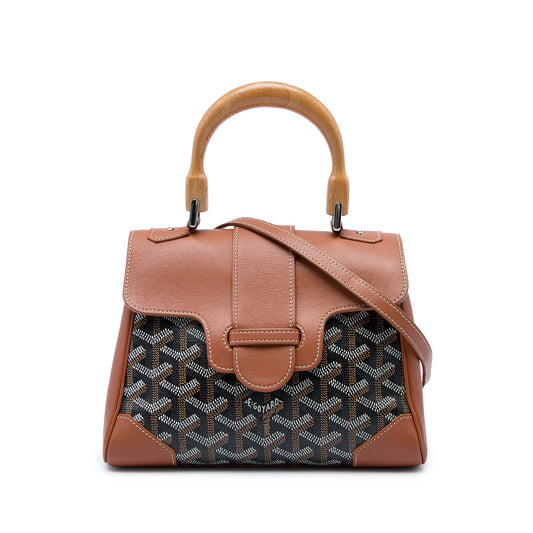 Goyard Mini Goyardine Saigon Souple — Brown