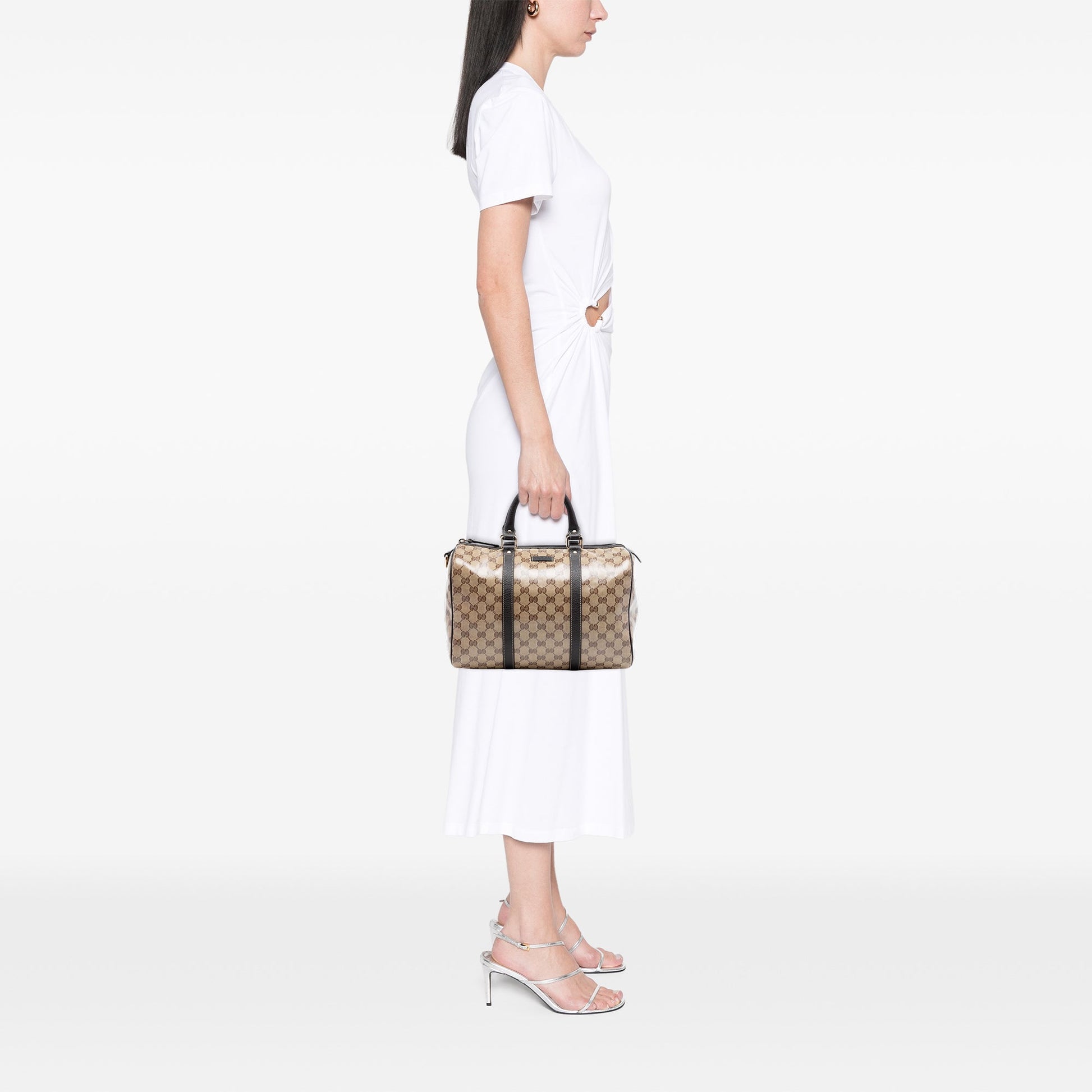 Gucci Medium GG Crystal Joy Boston Bag