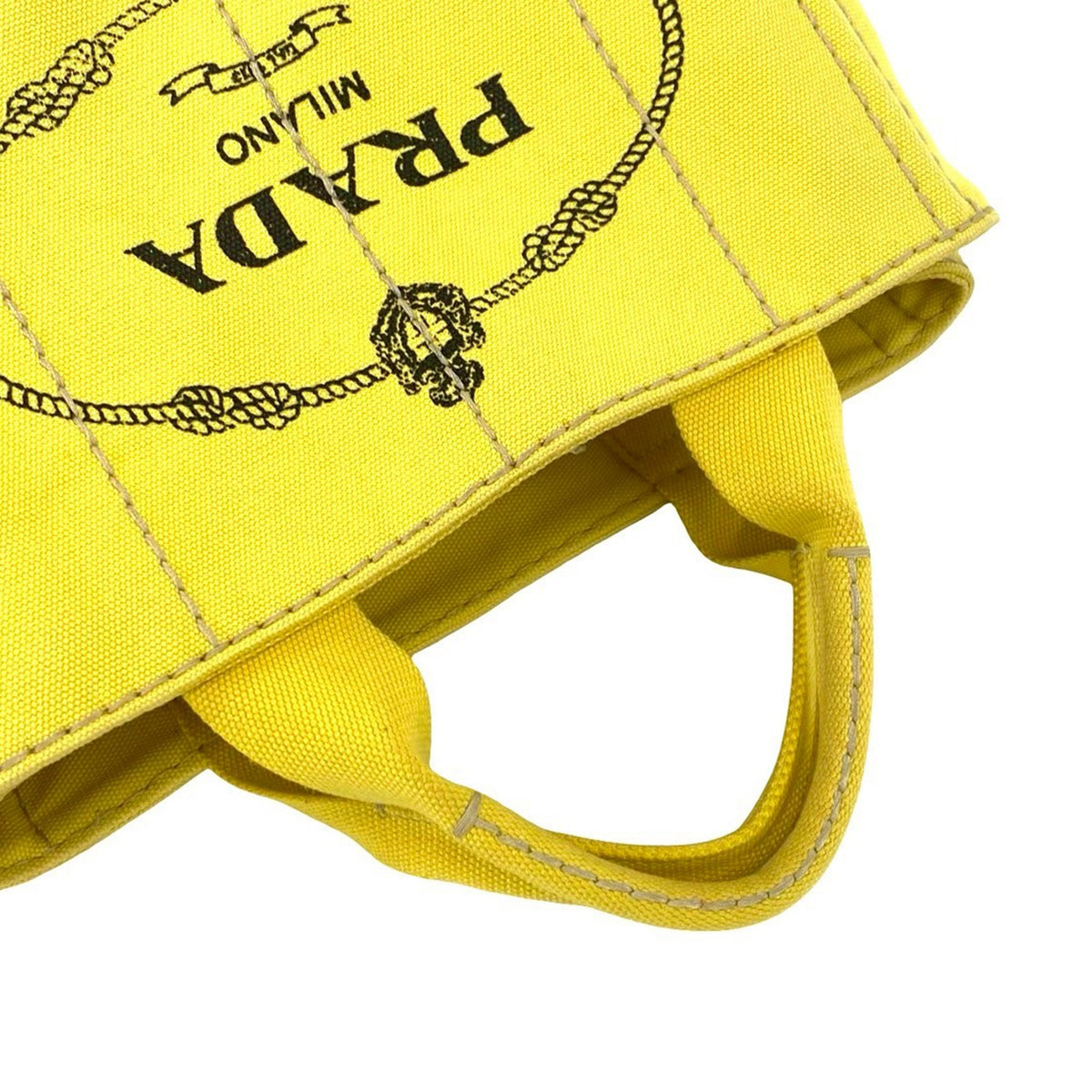 Prada Canvas Canapa Logo Tote