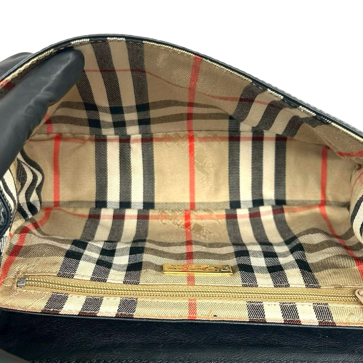 Burberry Leather Flap Satchel