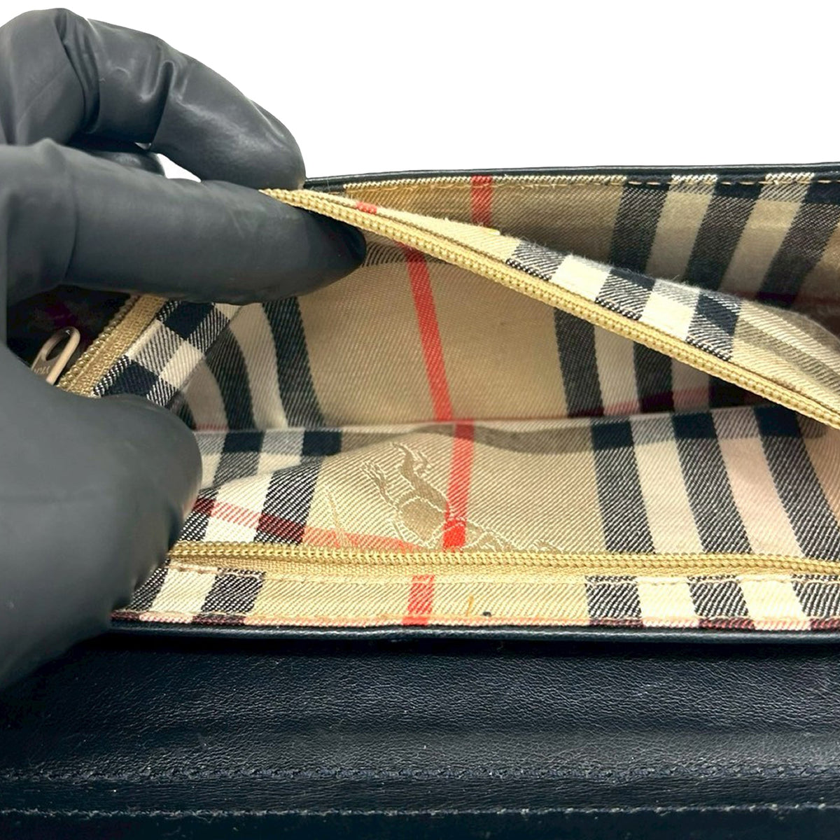 Burberry Leather Flap Satchel