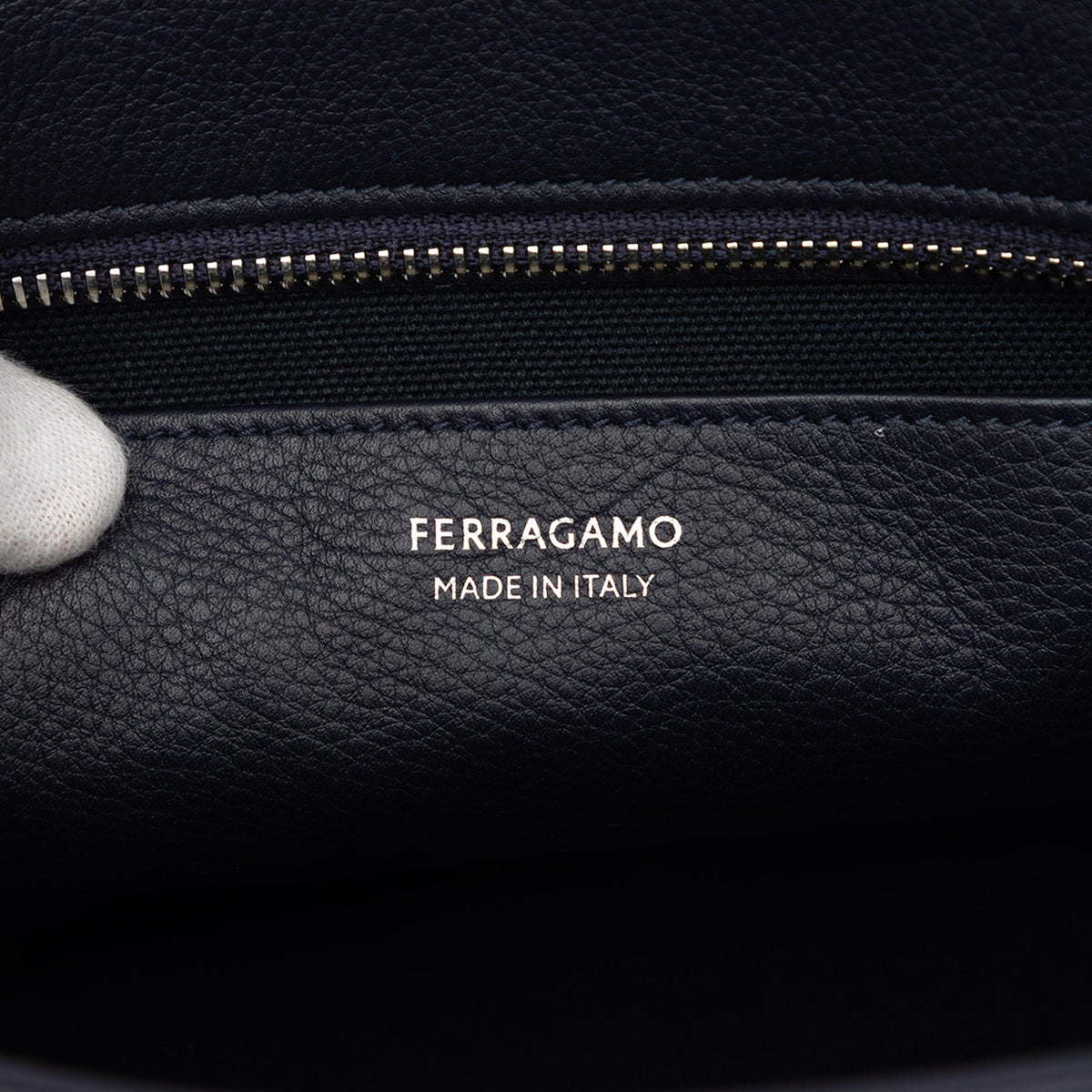 Ferragamo Leather Soft Pouch