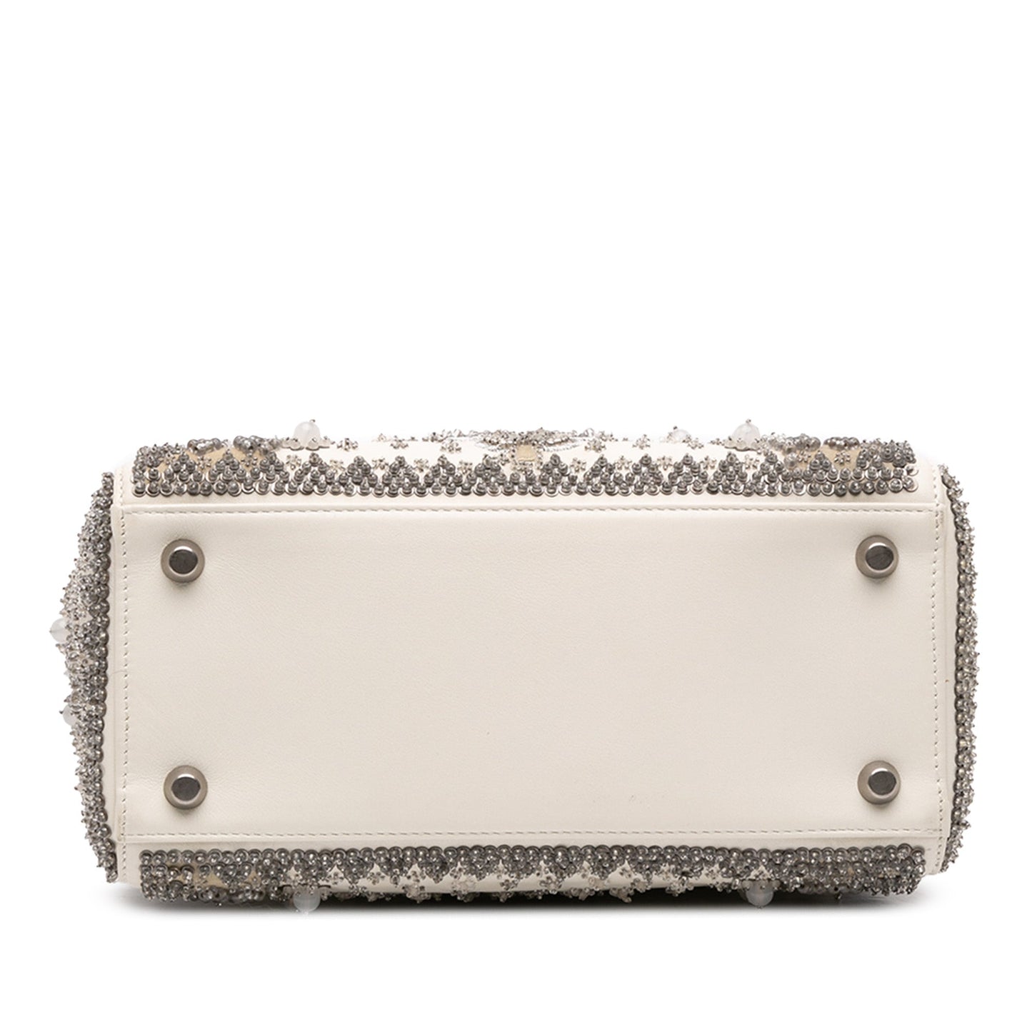 Dior Medium Lambskin Embroidered and Beaded Lady D Lite