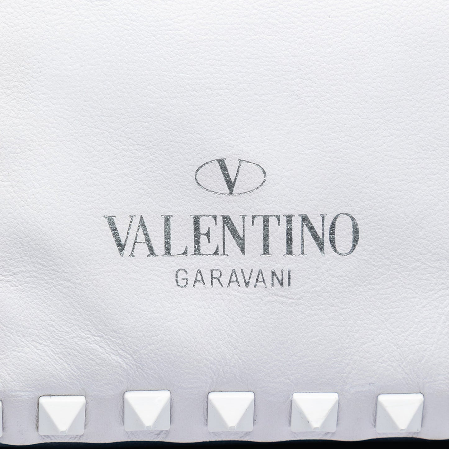 Valentino Small Bicolor Leather Rockstud Double Handle Tote