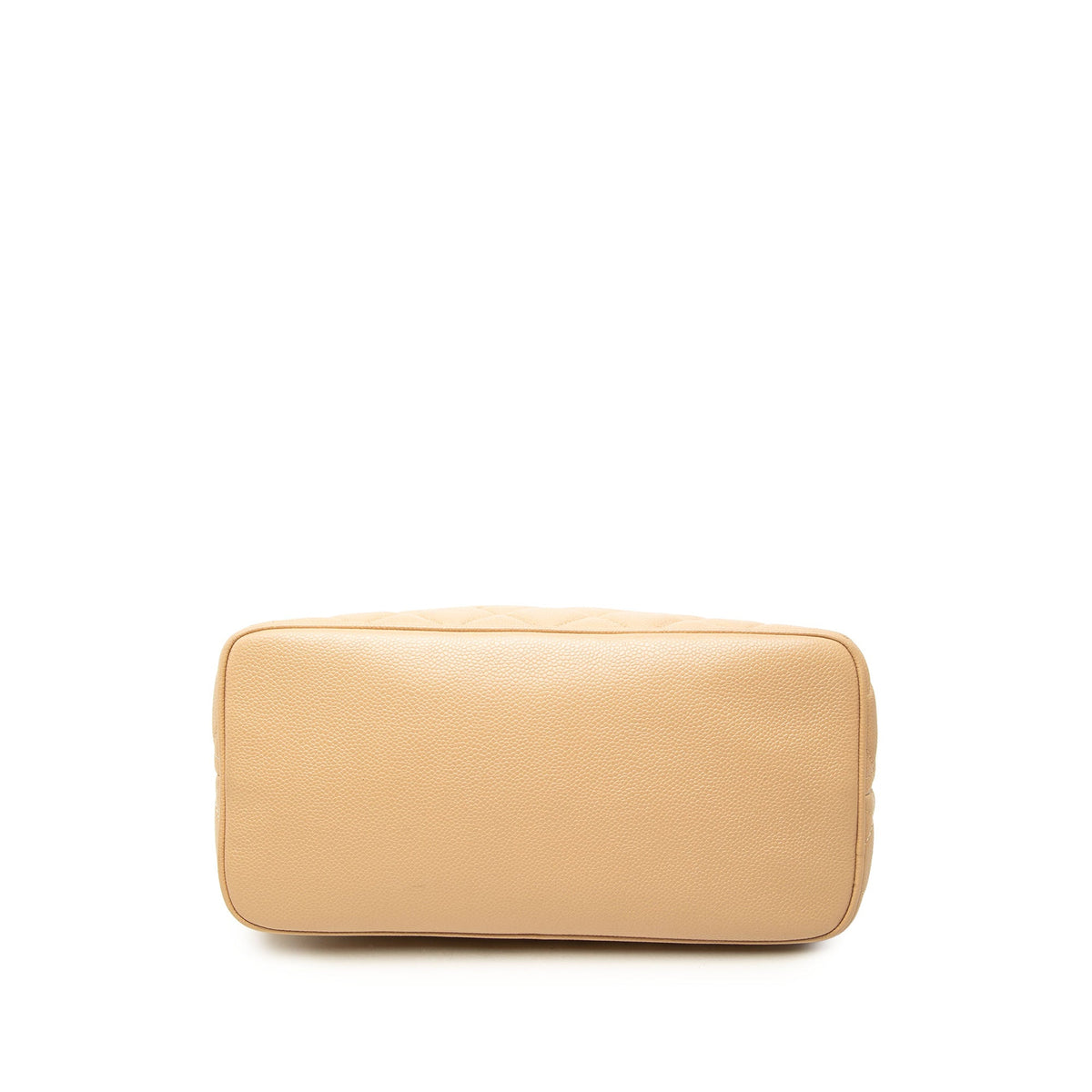 Chanel Caviar Medallion Tote — Beige
