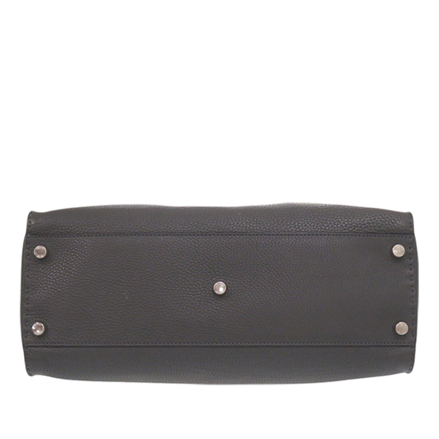 Fendi Large Leather Selleria Monster Eyes Peekaboo Iconic Essential Satchel