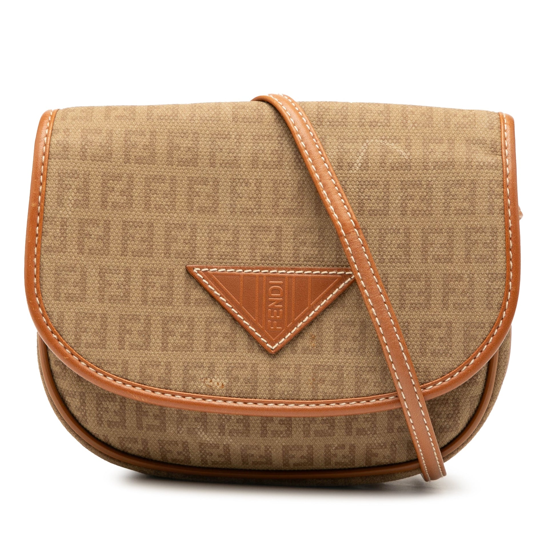 Fendi Mini Zucchino Canvas Crossbody