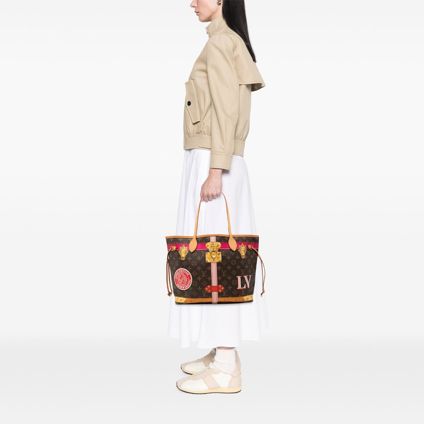 Louis Vuitton Monogram Summer Trunks Neverfull MM