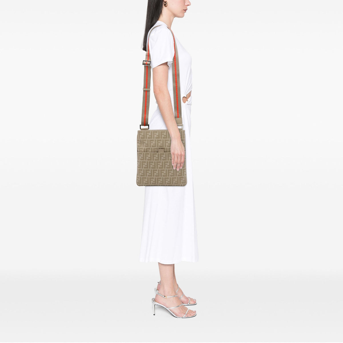 Fendi Zucca Spalmati Crossbody