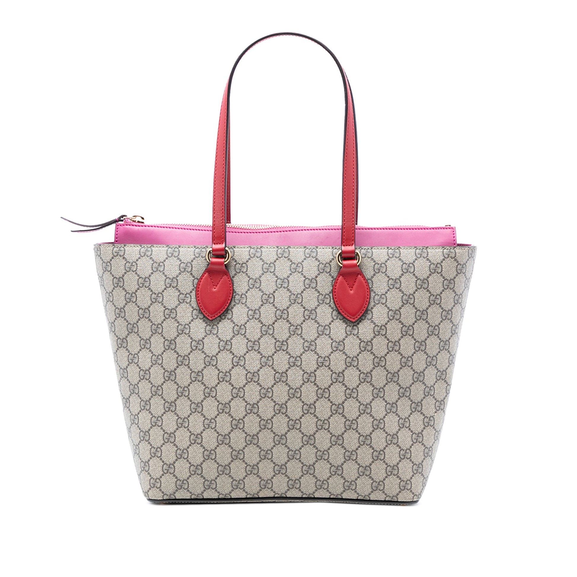 Gucci Medium GG Supreme Linea A Zip Tote