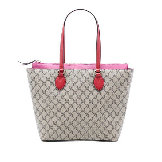 Gucci Medium GG Supreme Linea A Zip Tote