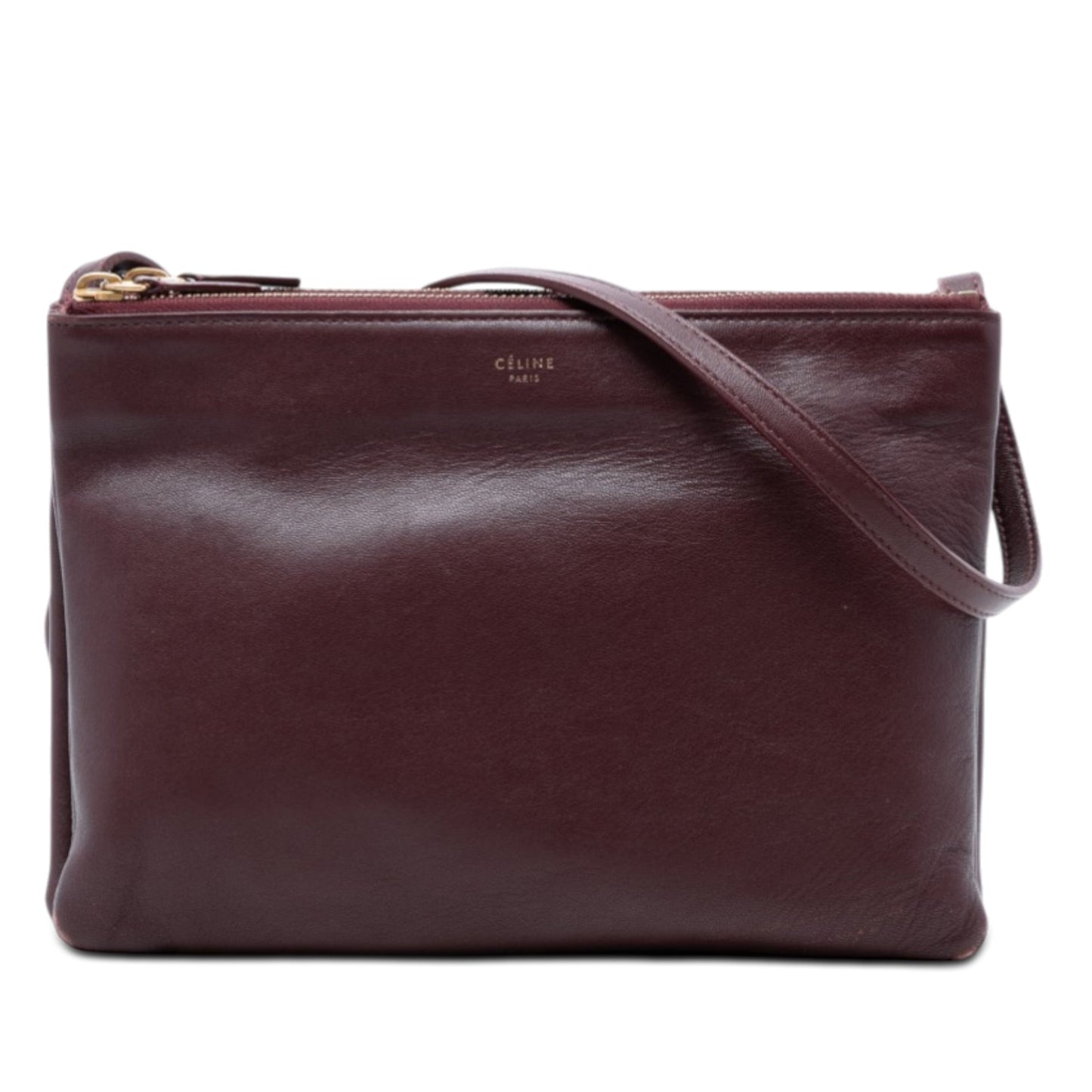 Celine Large Lambskin Trio Crossbody