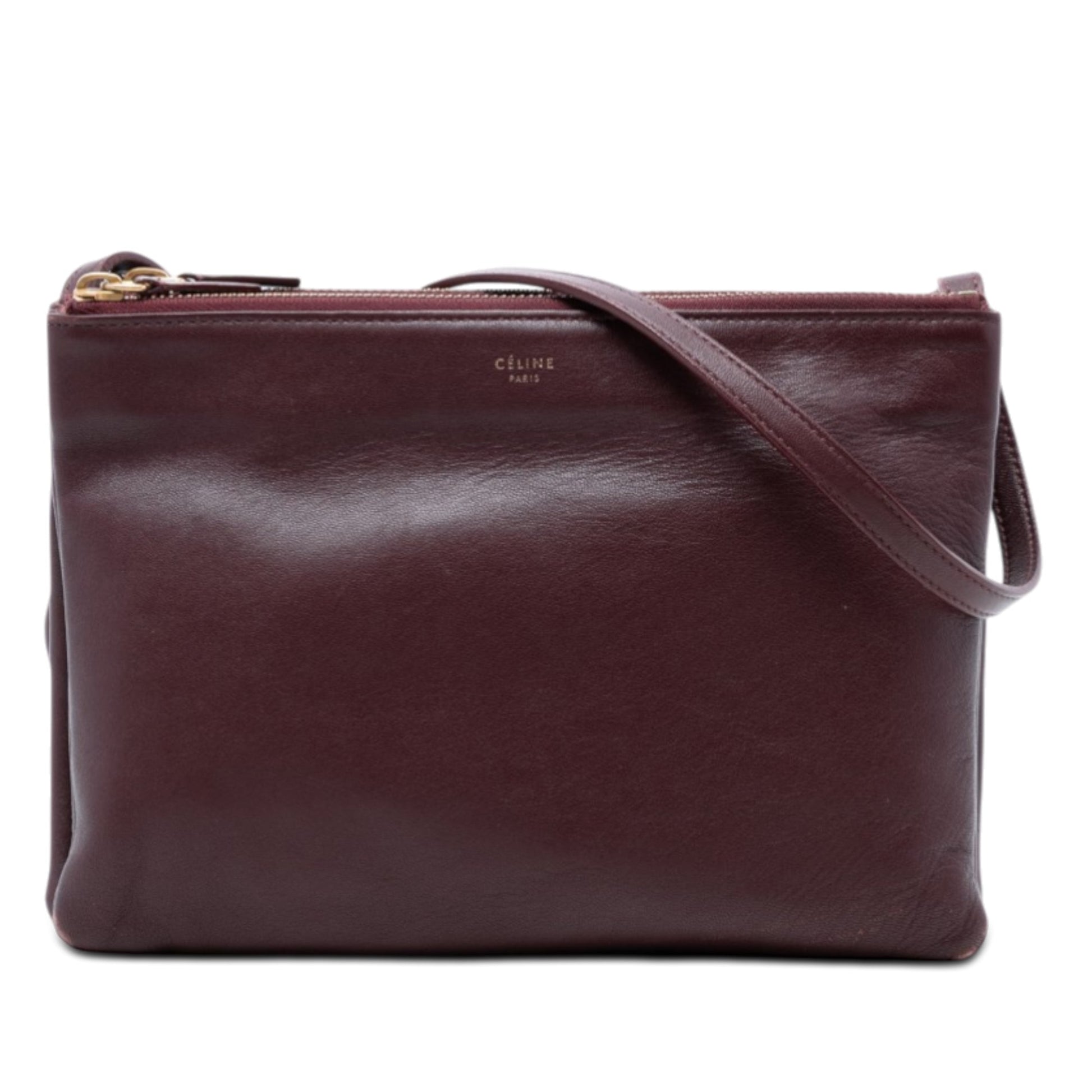 Celine Large Lambskin Trio Crossbody