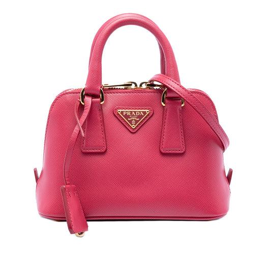 Prada Mini Saffiano Lux Promenade Satchel
