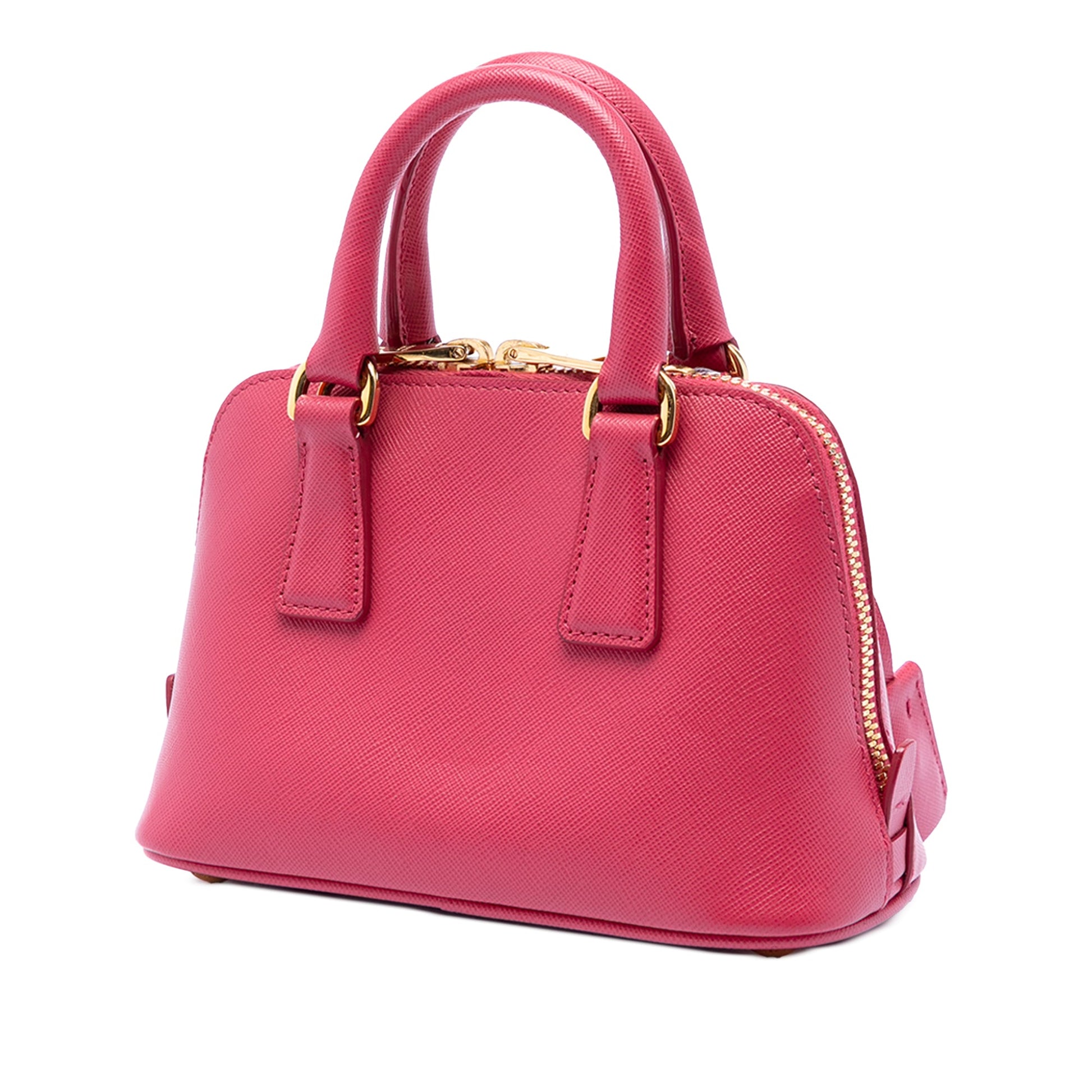 Prada Mini Saffiano Lux Promenade Satchel
