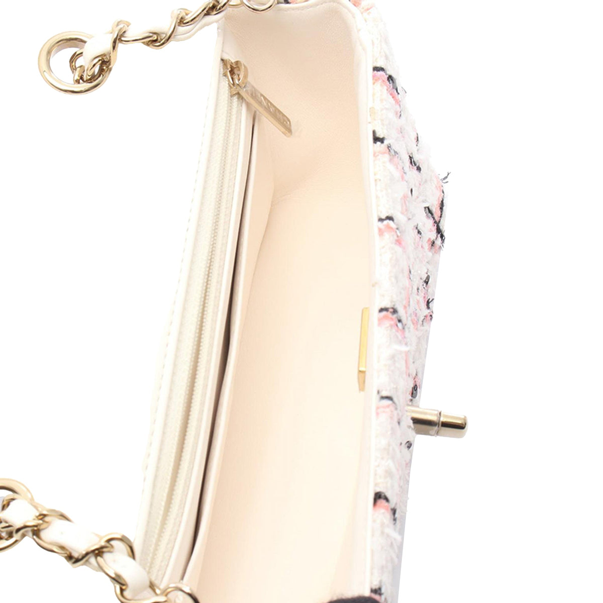 Chanel Mini Rectangular Classic Tweed Single Flap