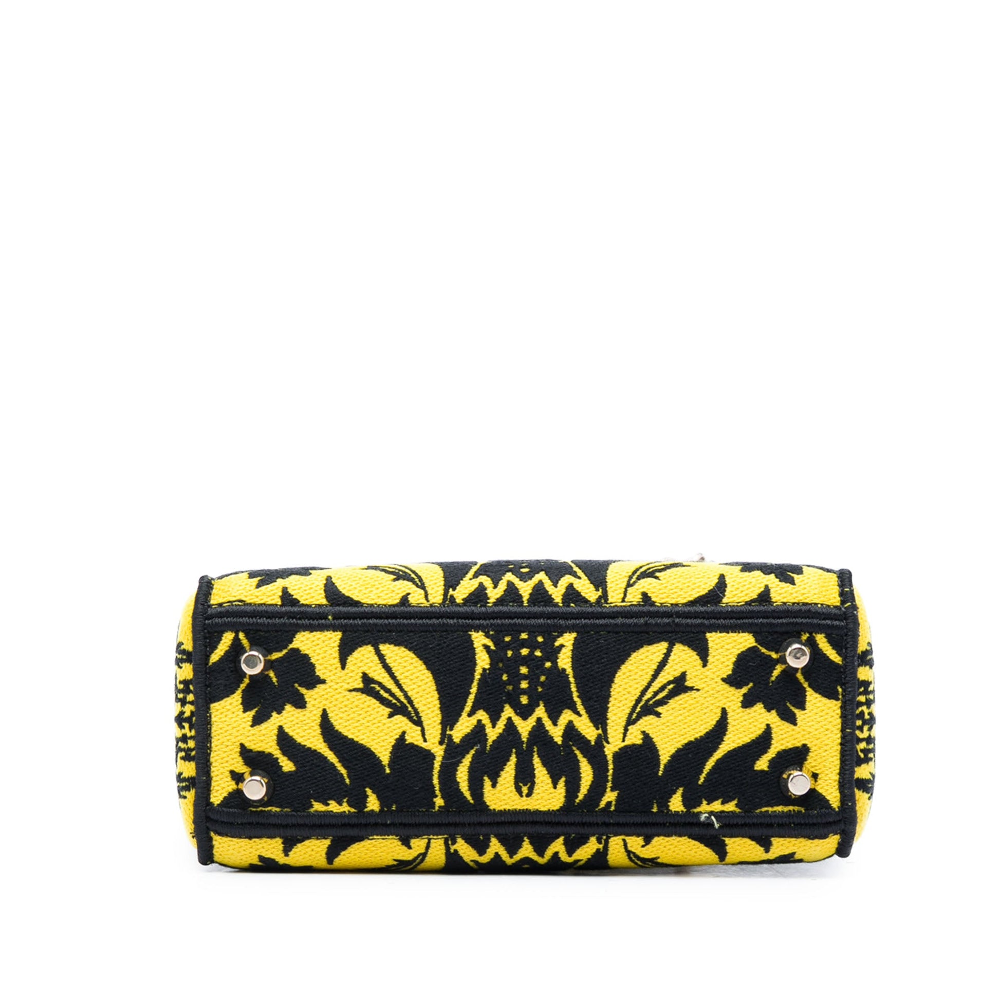 Dior Mini Embroidered Canvas Petites Fleurs Lady D Lite