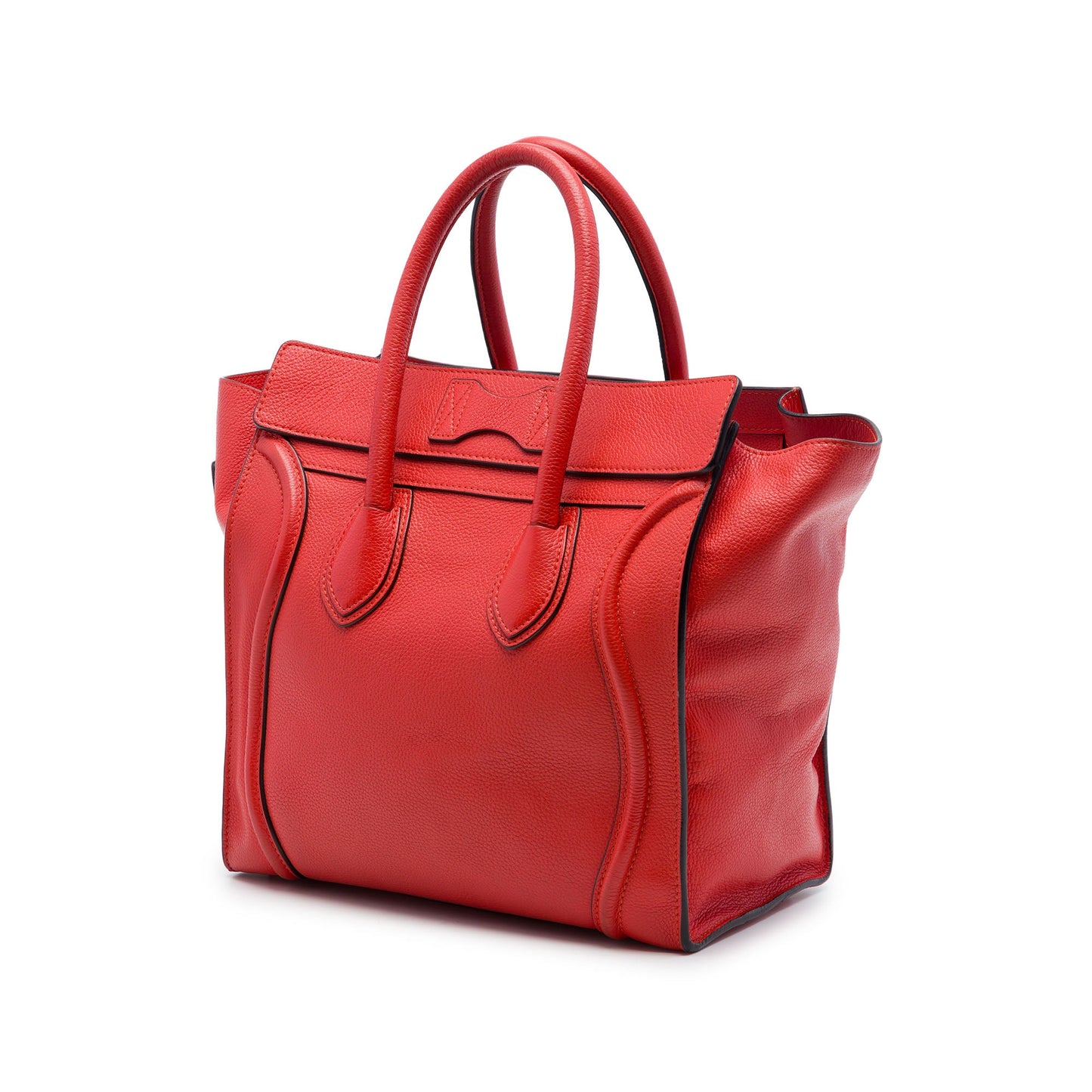 Celine Mini Grained Calfskin Luggage Tote