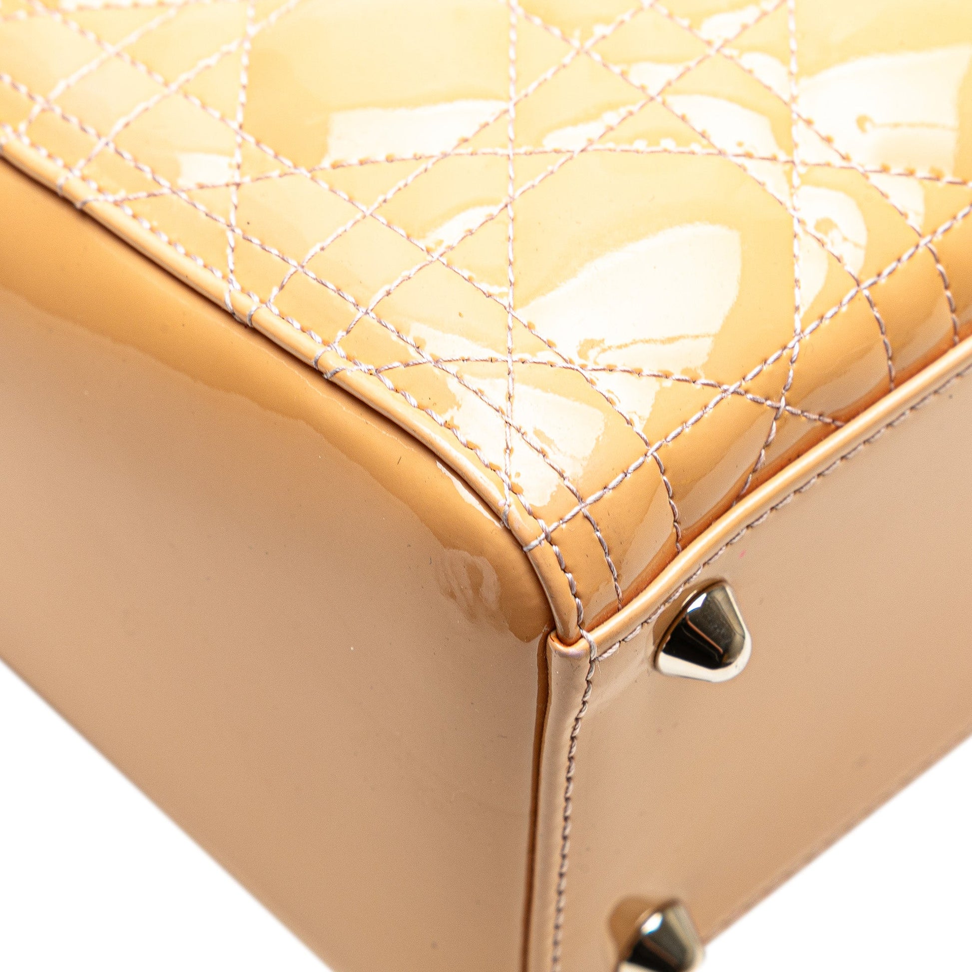Dior Large Patent Cannage Lady Dior