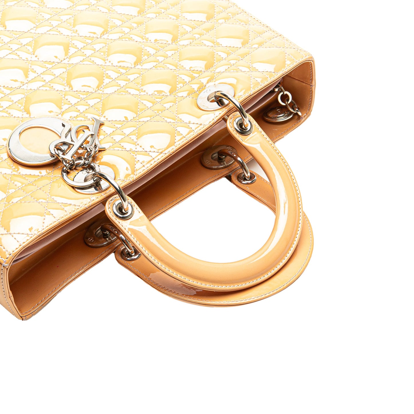 Dior Large Patent Cannage Lady Dior