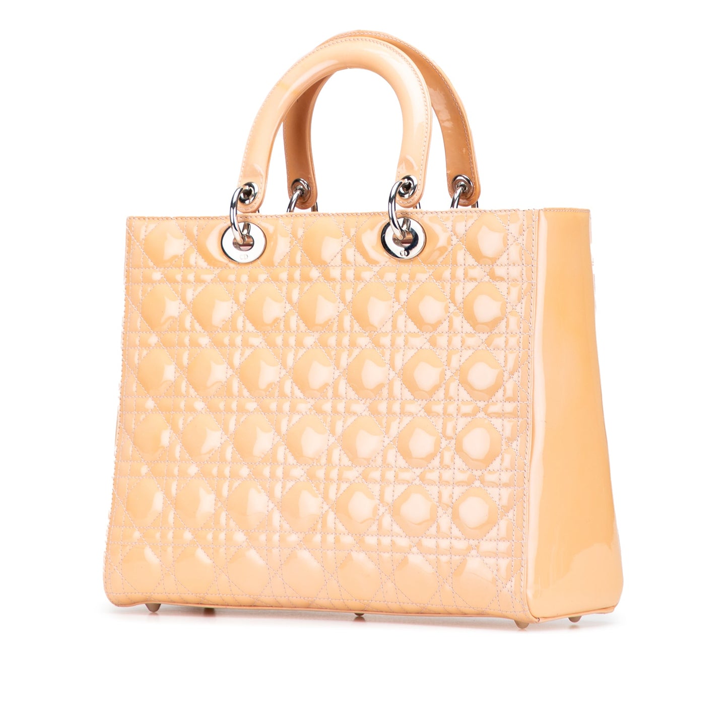 Dior Large Patent Cannage Lady Dior