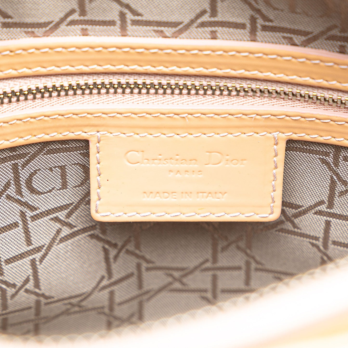 Dior Large Patent Cannage Lady Dior