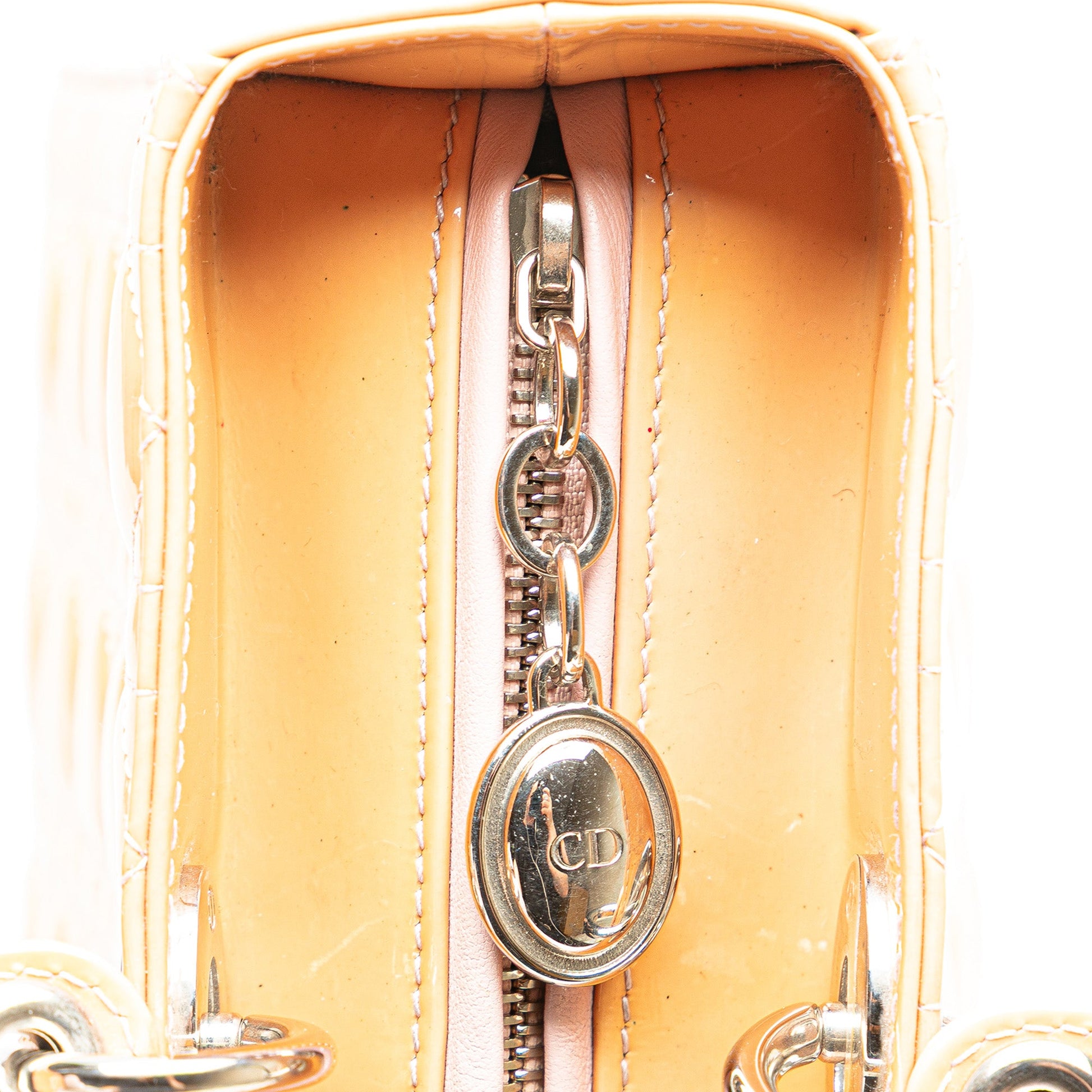 Dior Large Patent Cannage Lady Dior