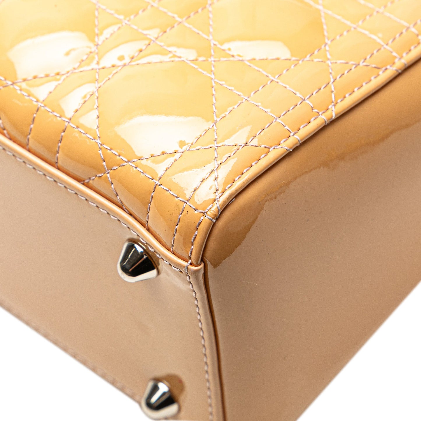 Dior Large Patent Cannage Lady Dior