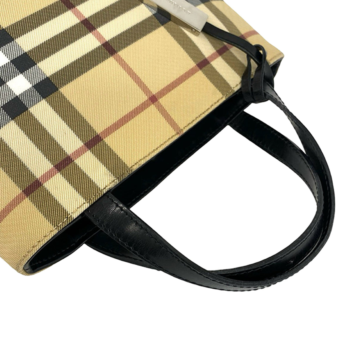 Burberry House Check Canvas Handbag