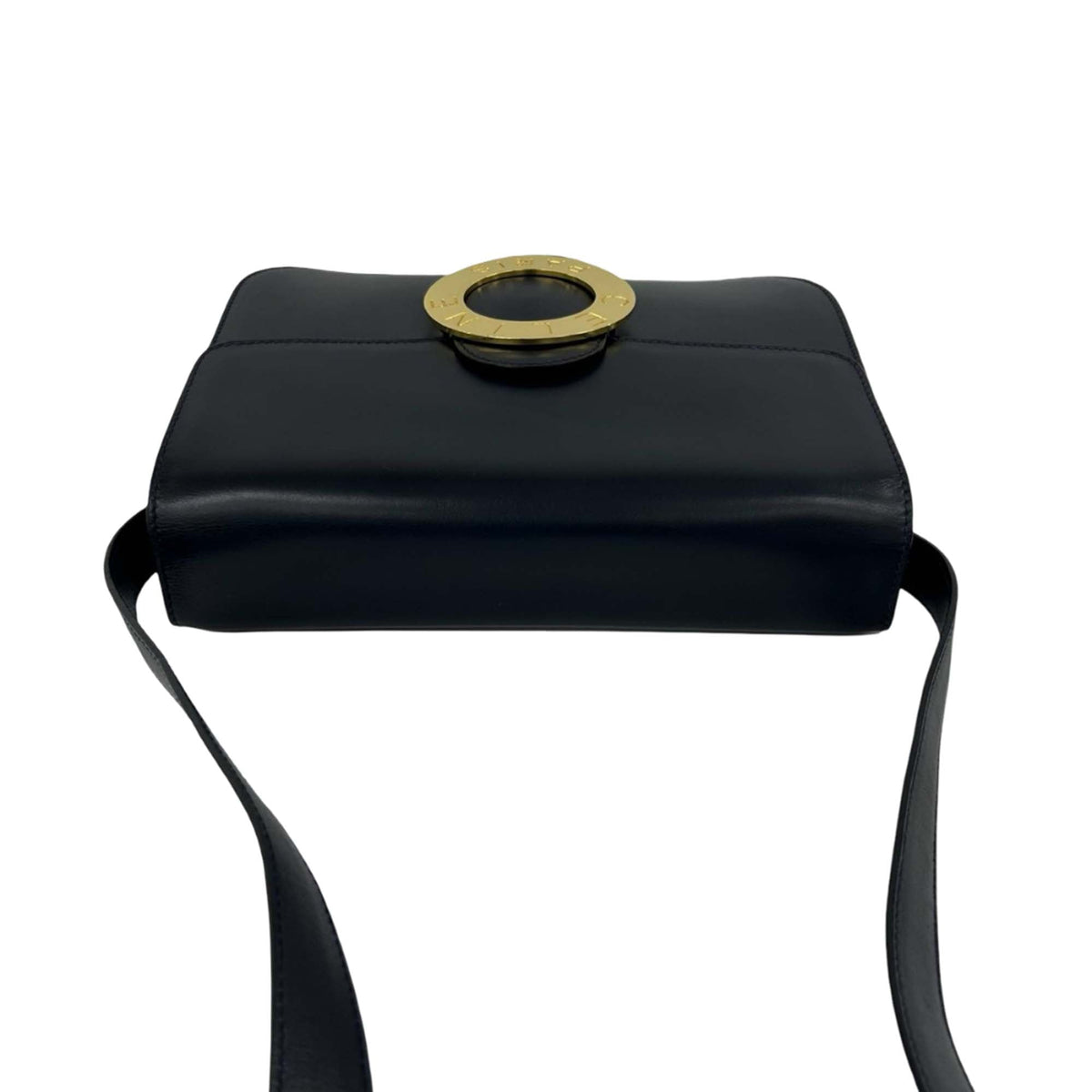 Celine Calfskin Circle Logo Crossbody