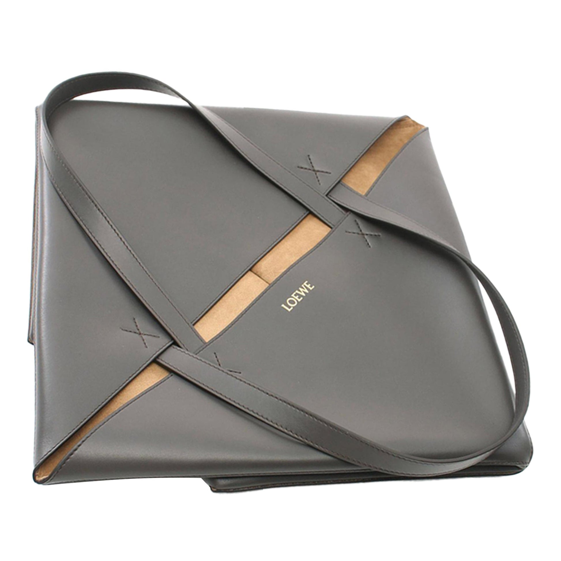 LOEWE Large Calfskin Puzzle Fold Tote