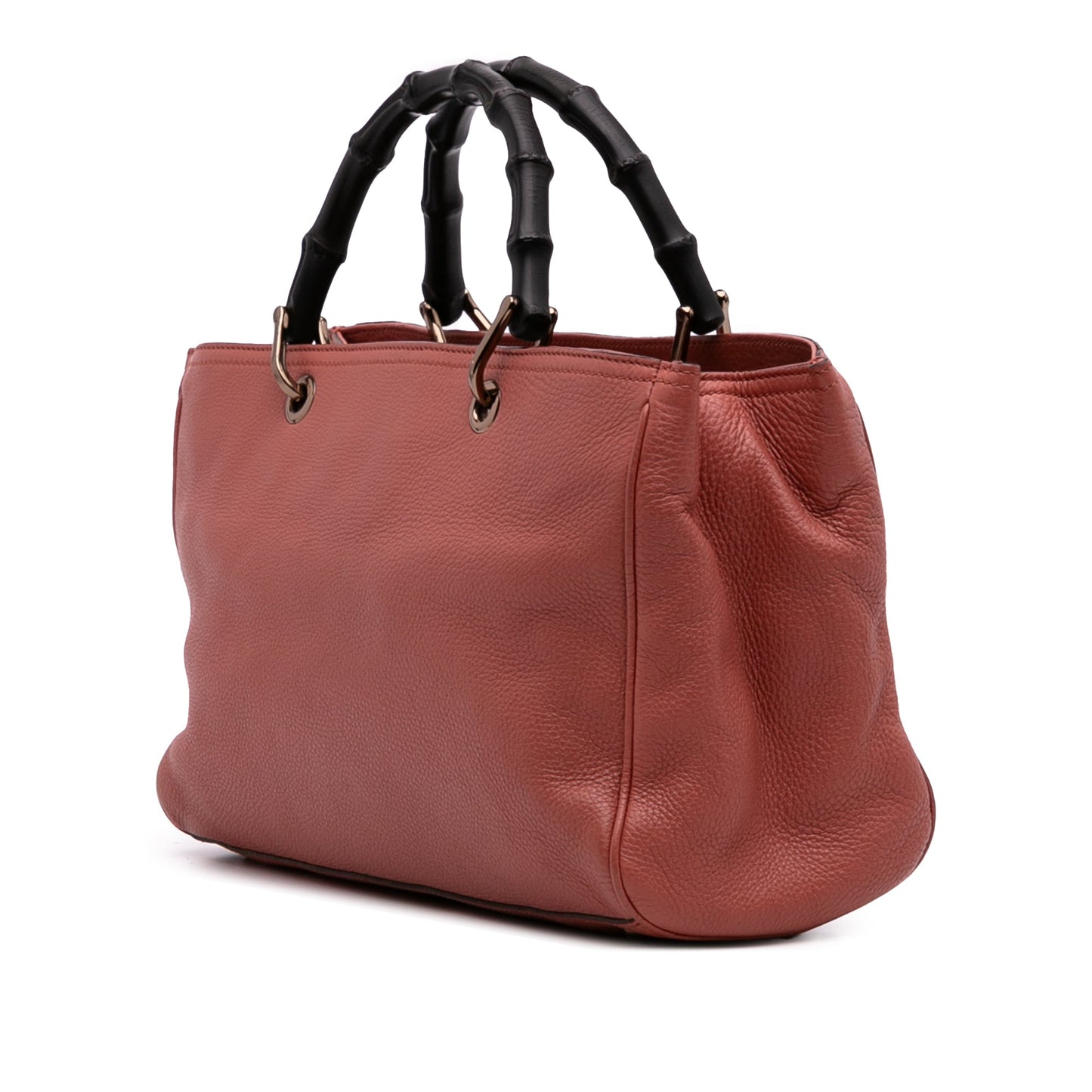 Gucci Medium Calfskin Bamboo Shopper Satchel