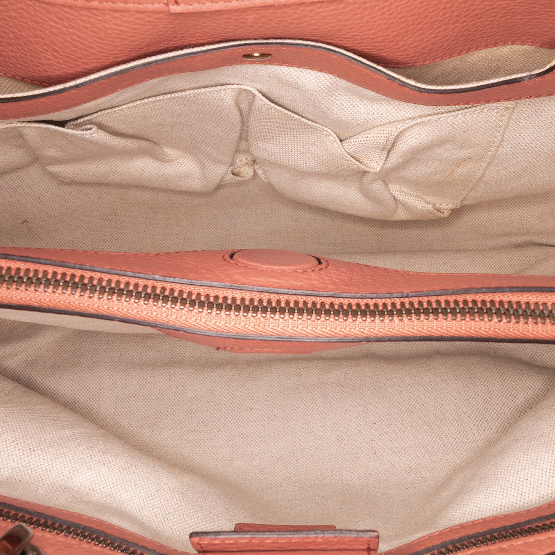 Gucci Medium Calfskin Bamboo Shopper Satchel