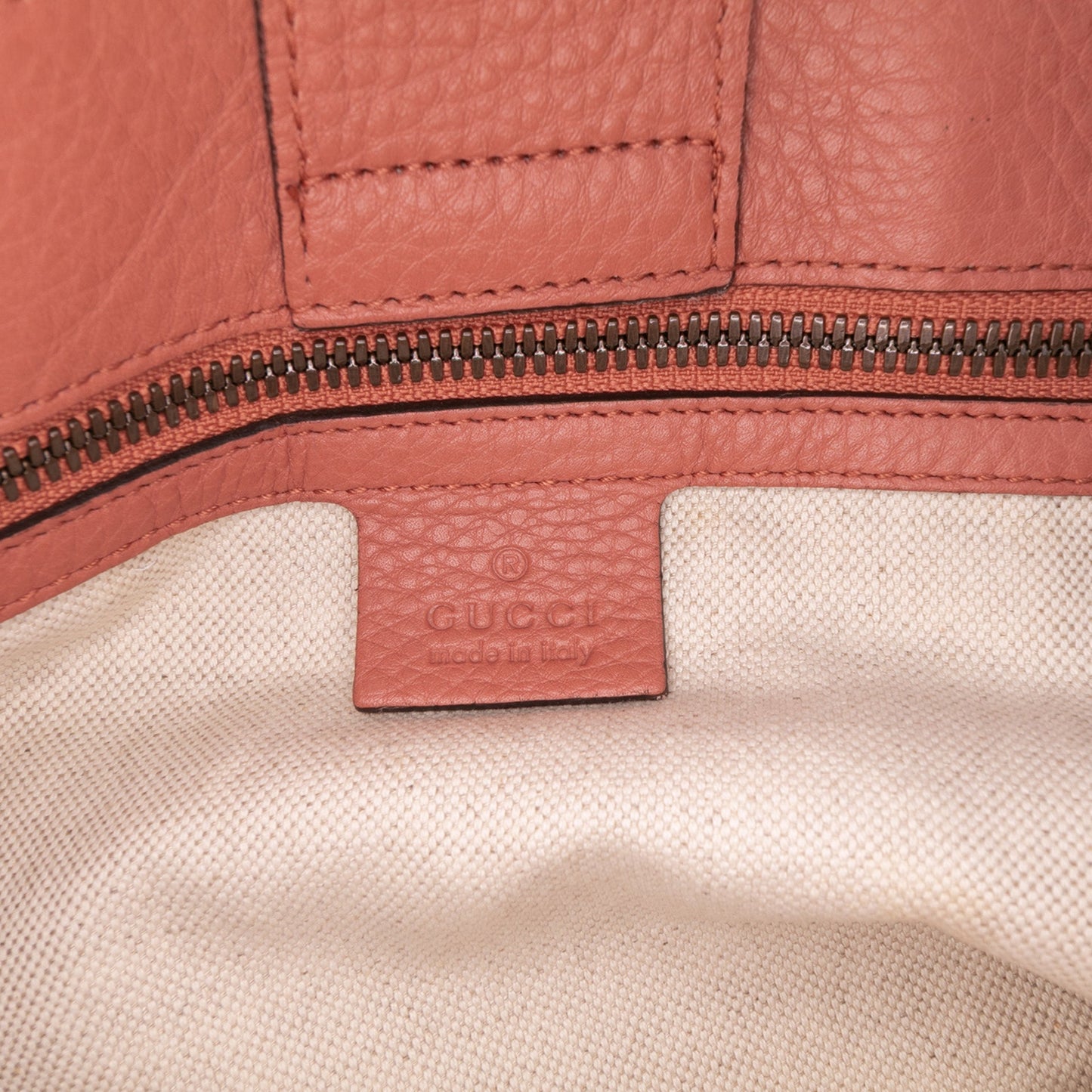 Gucci Medium Calfskin Bamboo Shopper Satchel
