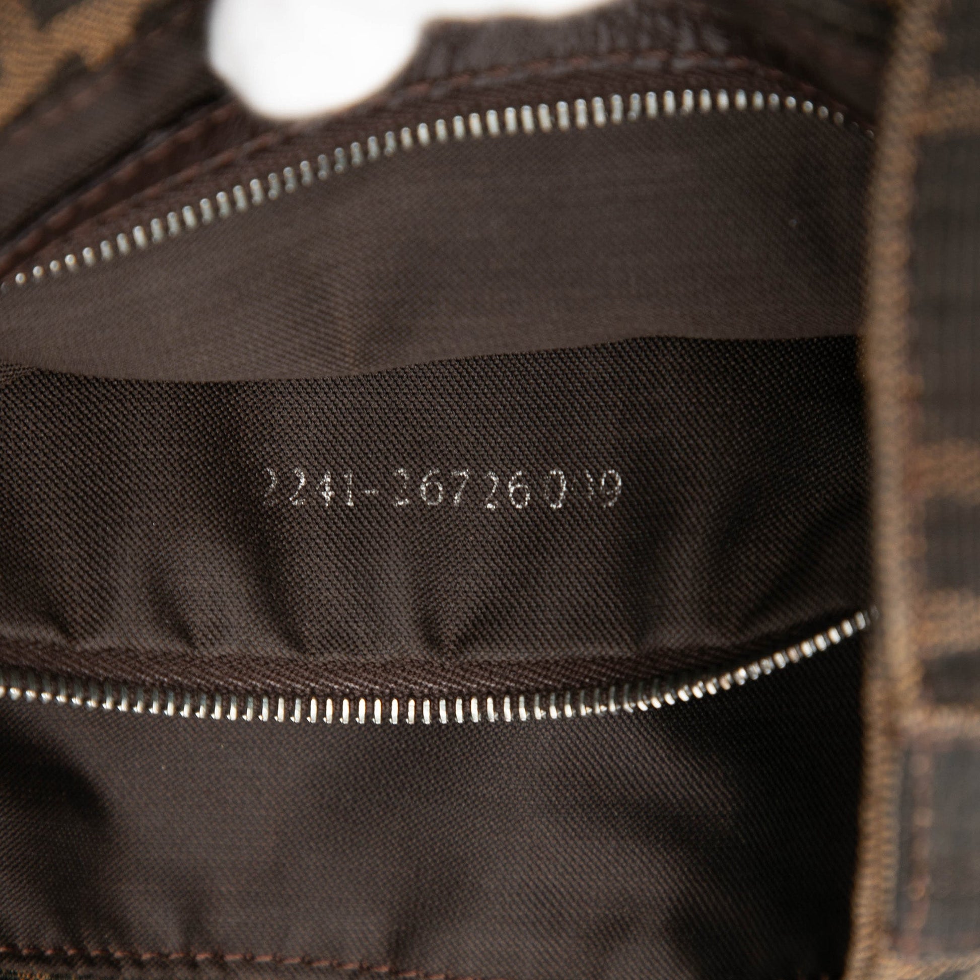 Fendi Zucca Canvas Shoulder Bag
