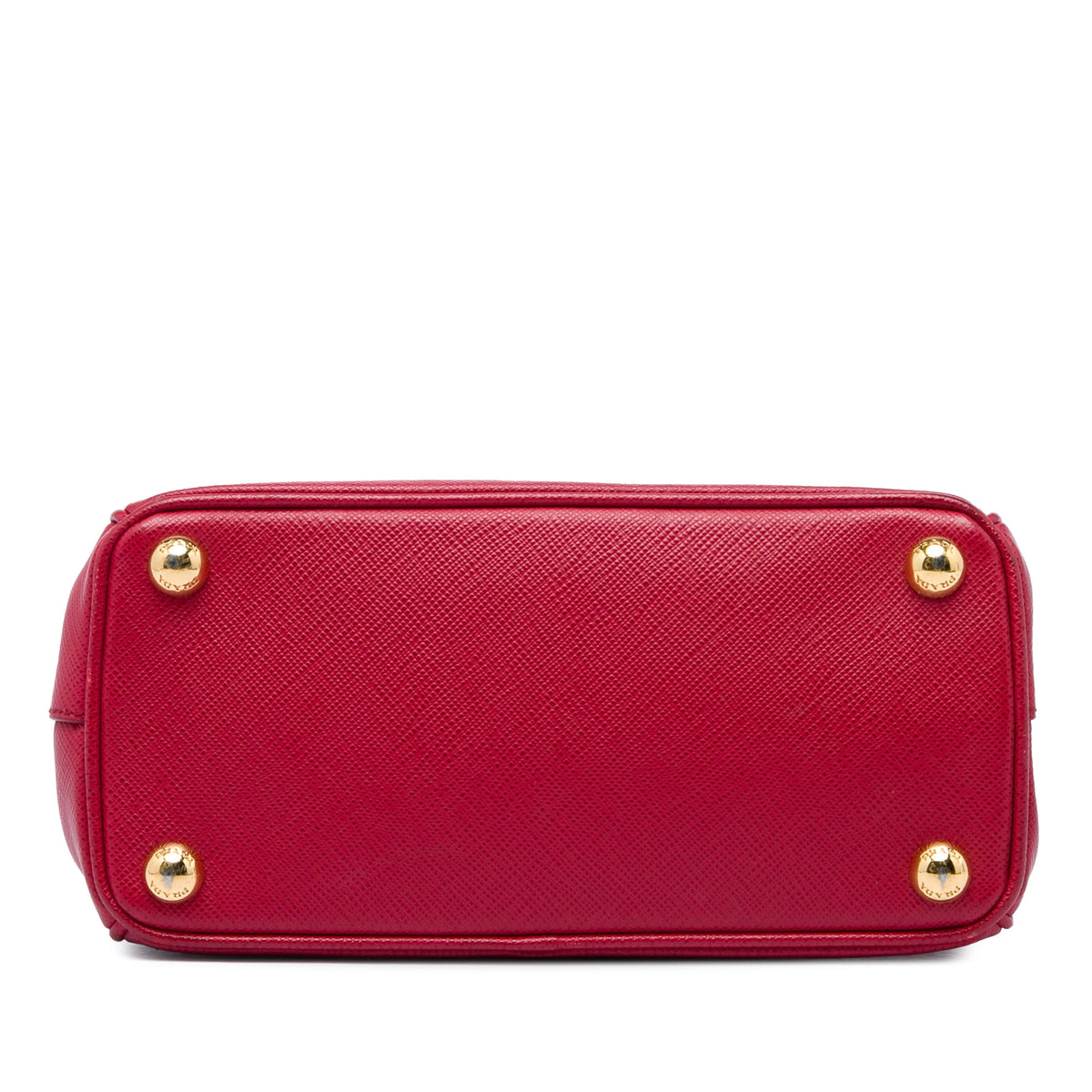 Prada Mini Saffiano Lux Galleria Double Zip Satchel
