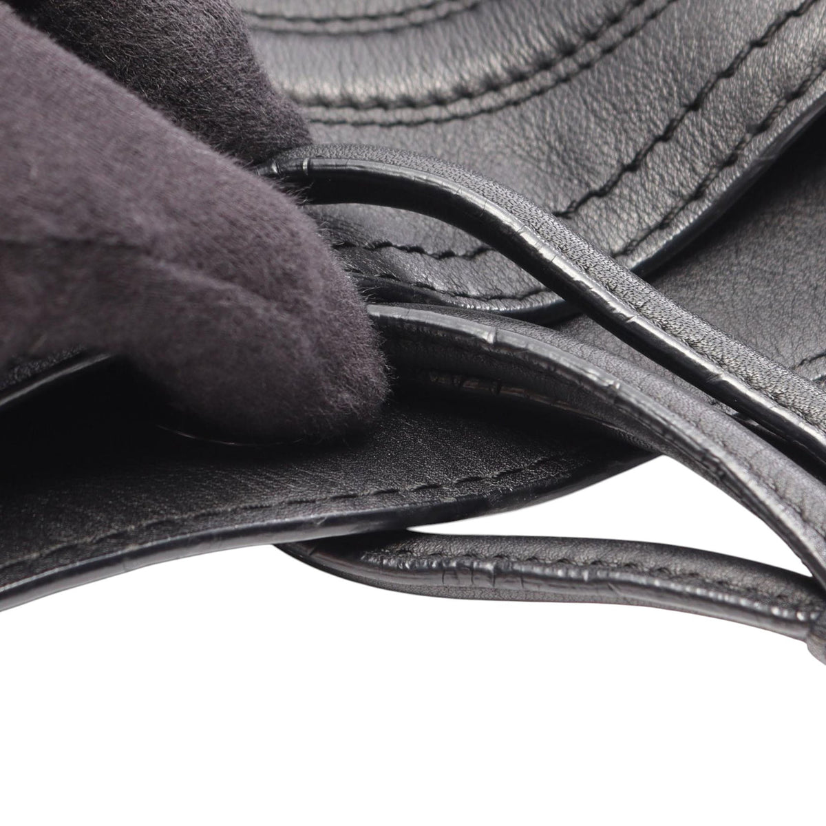 LOEWE Studded Leather Crown Tote — Black