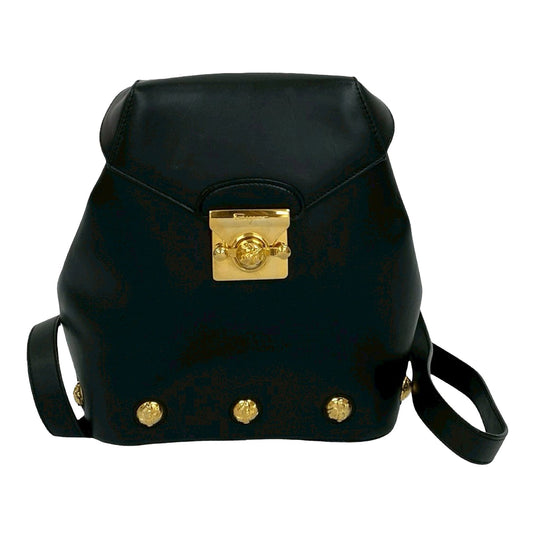 Ferragamo Gancini Calfskin Leather Backpack