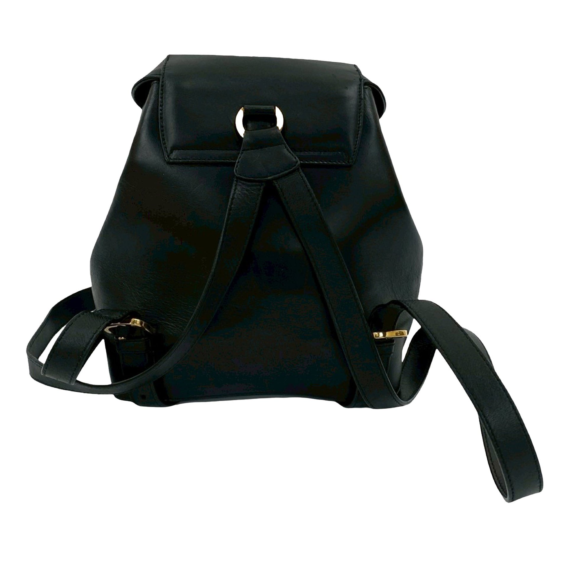 Ferragamo Gancini Calfskin Leather Backpack