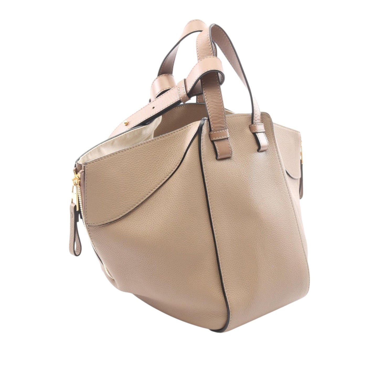 LOEWE Small Grained Calfskin Drawstring Hammock Bag