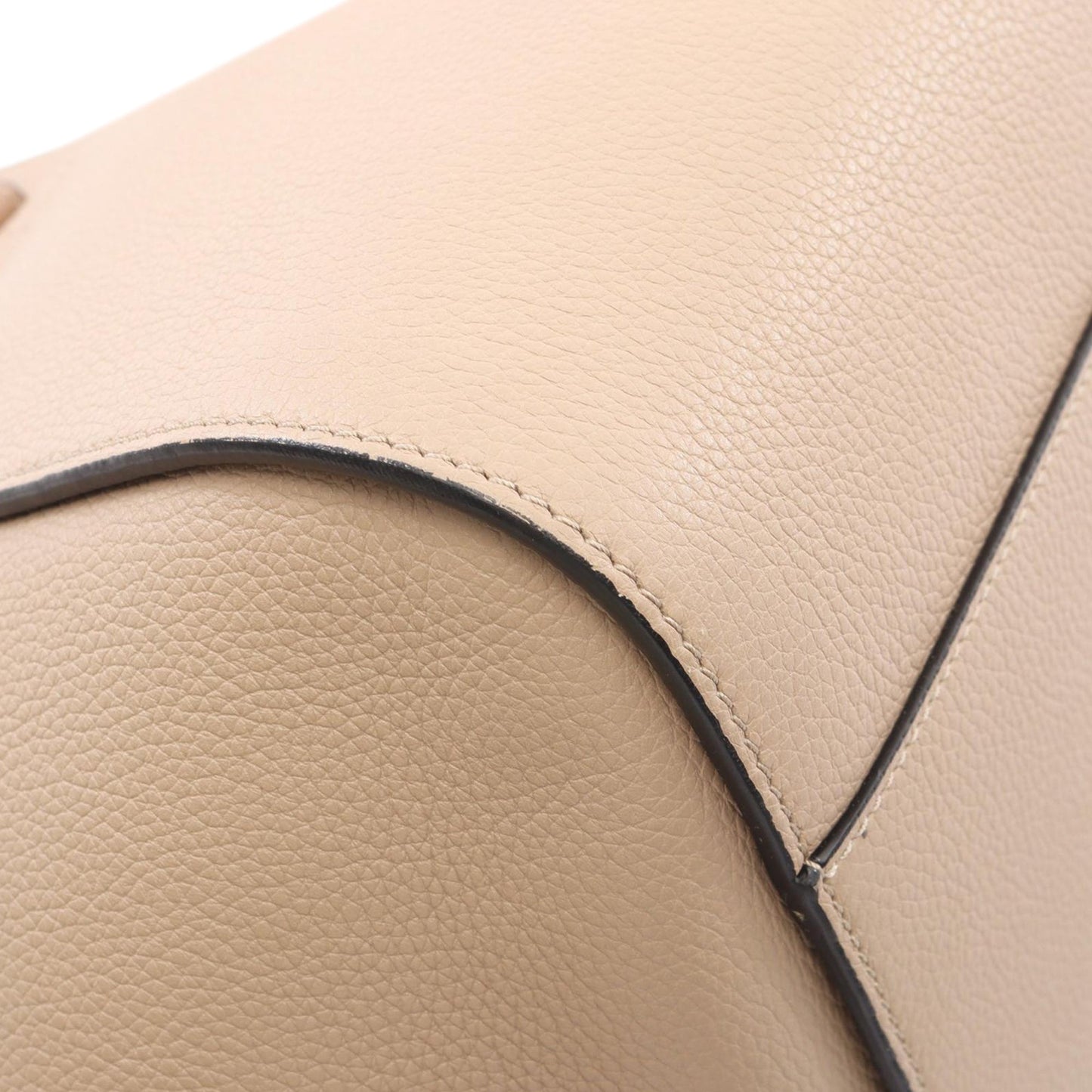 LOEWE Small Grained Calfskin Drawstring Hammock Bag