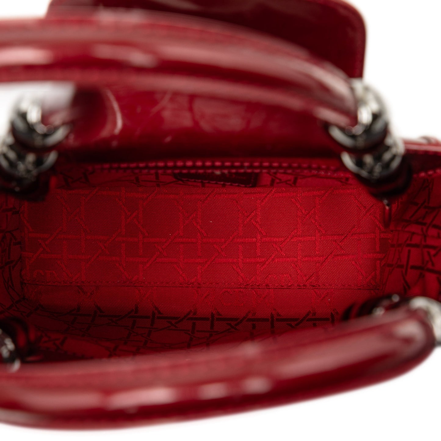 Dior Patent Malice Pearl Satchel