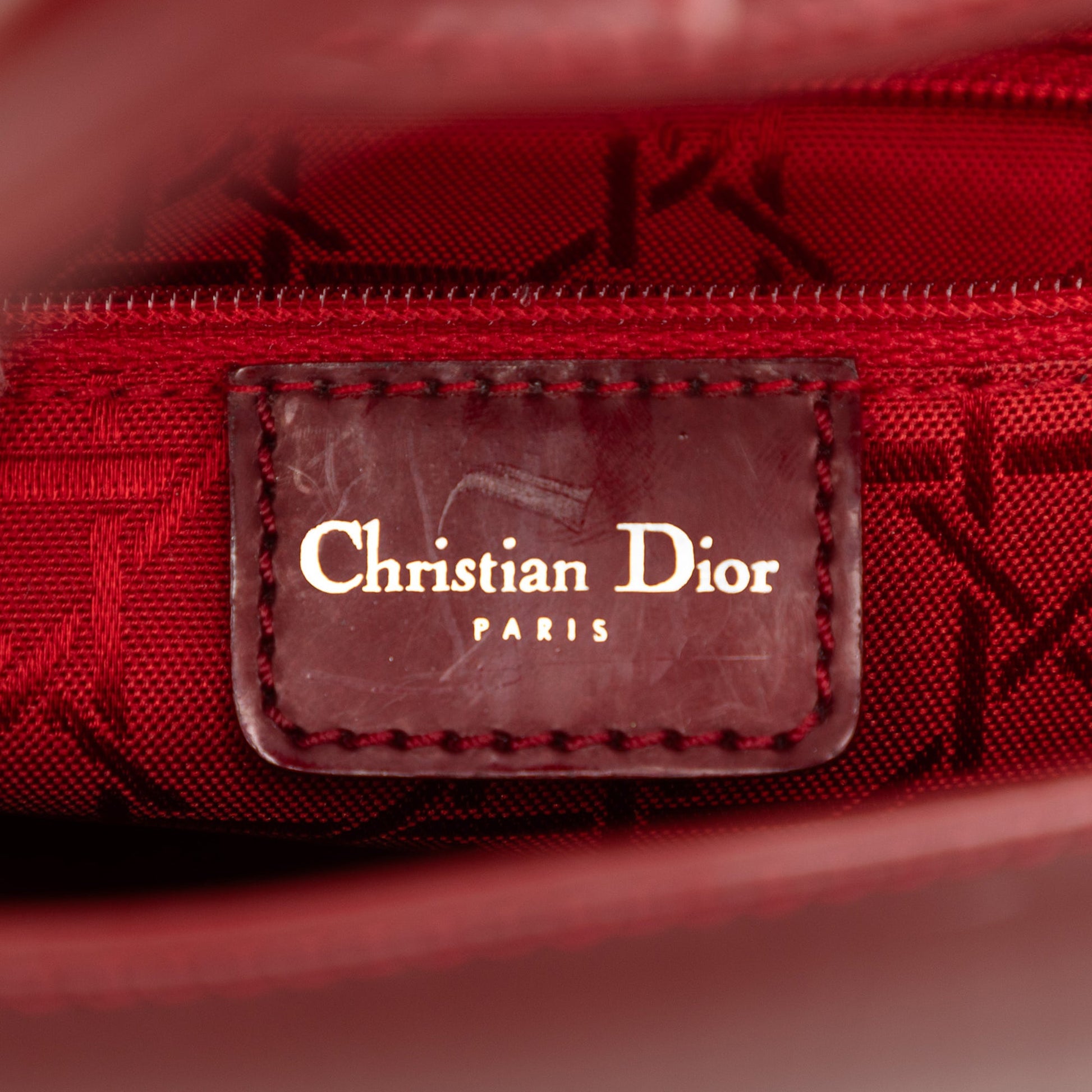 Dior Patent Malice Pearl Satchel
