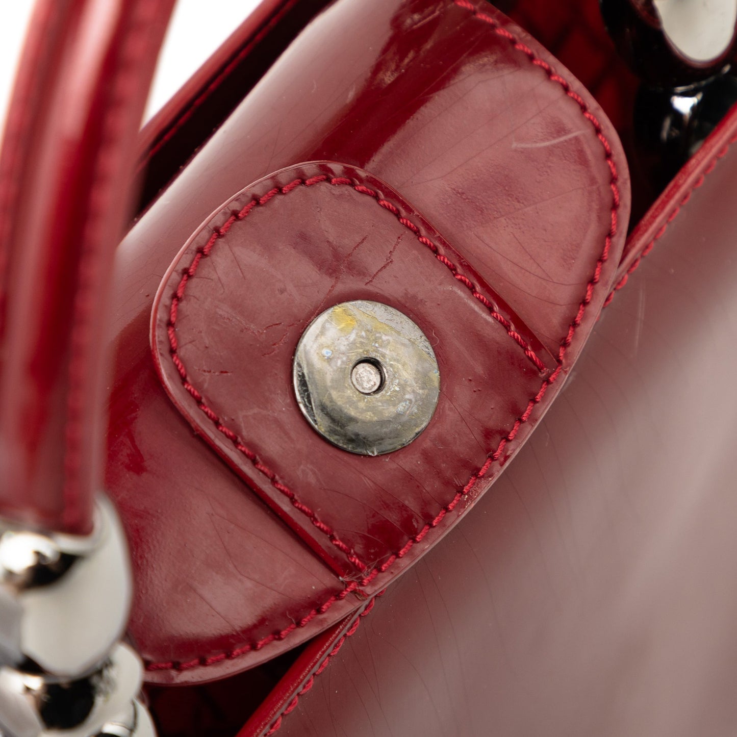 Dior Patent Malice Pearl Satchel