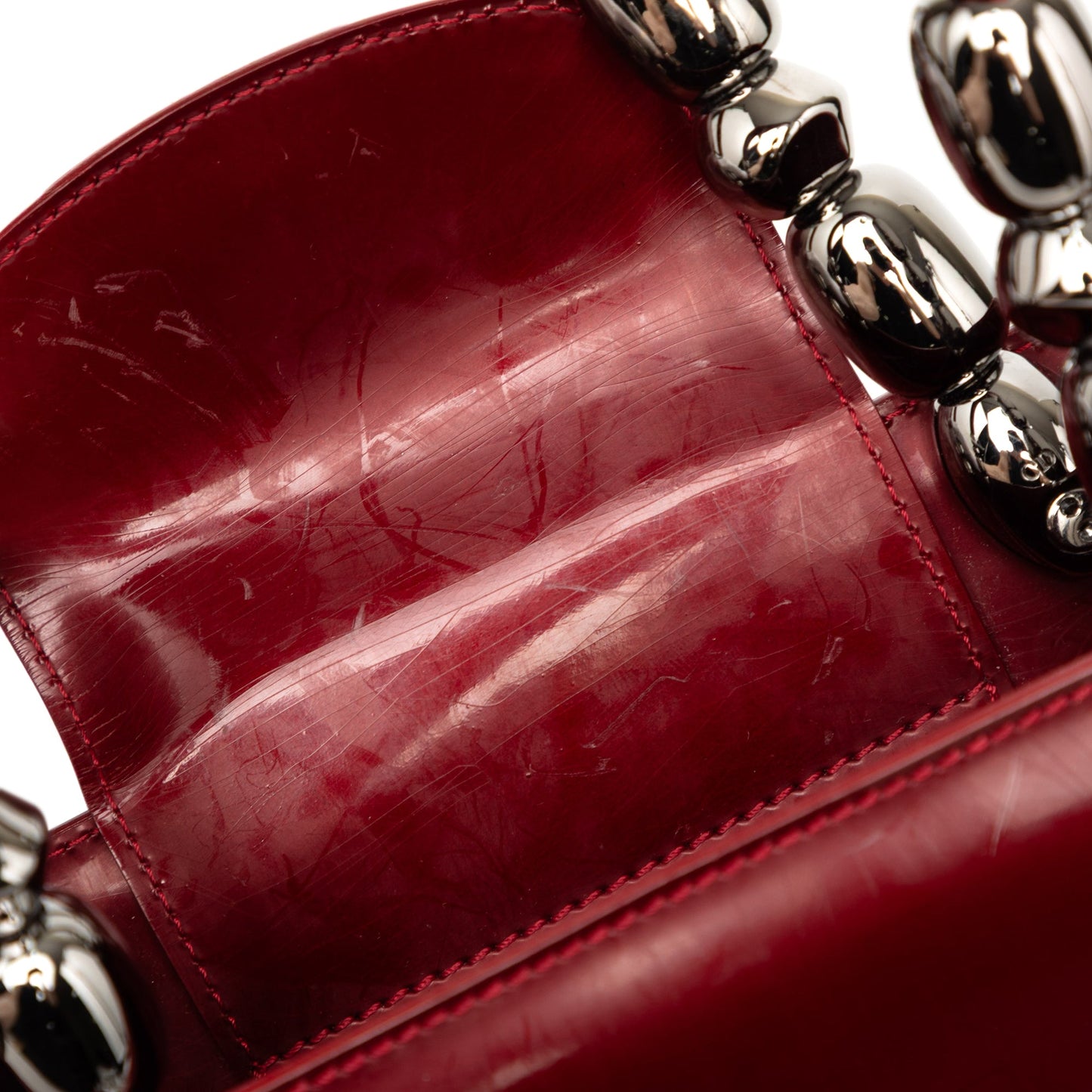 Dior Patent Malice Pearl Satchel