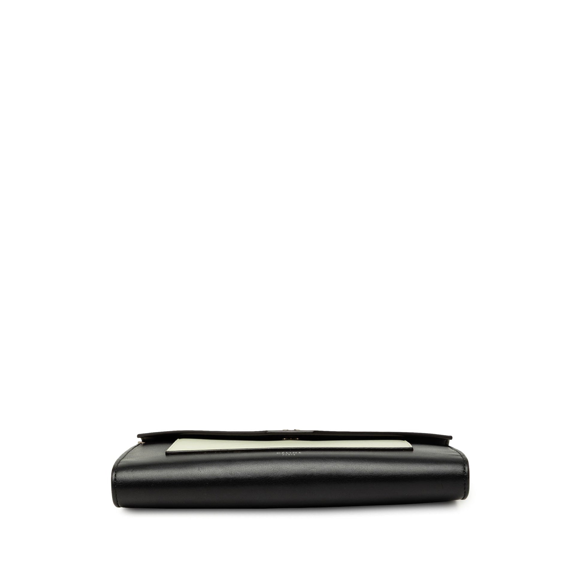Celine Medium Tricolor Leather Pocket Envelope Flap on Chain